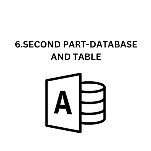 6.SECOND PART-DATABASE AND TABLE (04)